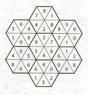 Загадки, логические задачи, головоломки. На образное мышление. Средней сложности. Ответ на задание №33. Шестиугольники.