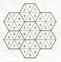 Загадки, логические задачи, головоломки. На образное мышление. Сложные. Ответ на задание №43. Шестиугольники.