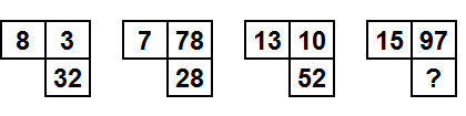 Тест на iq № 2. Вопрос №39. Каким числом следует заменить знак вопроса?
